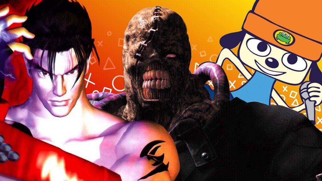 Tekken 3, Resident Evil 3 and PaRappa the Rapper best ps1 games | Outrun Gaming