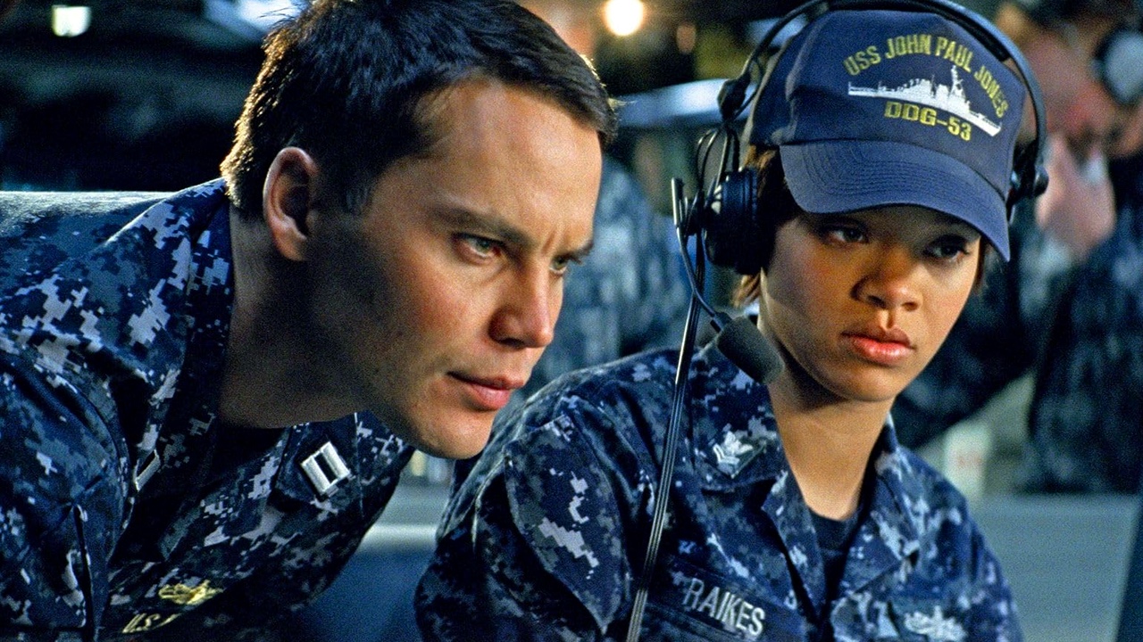 Rihanna and Taylor Kitsch in Battleship (2012)