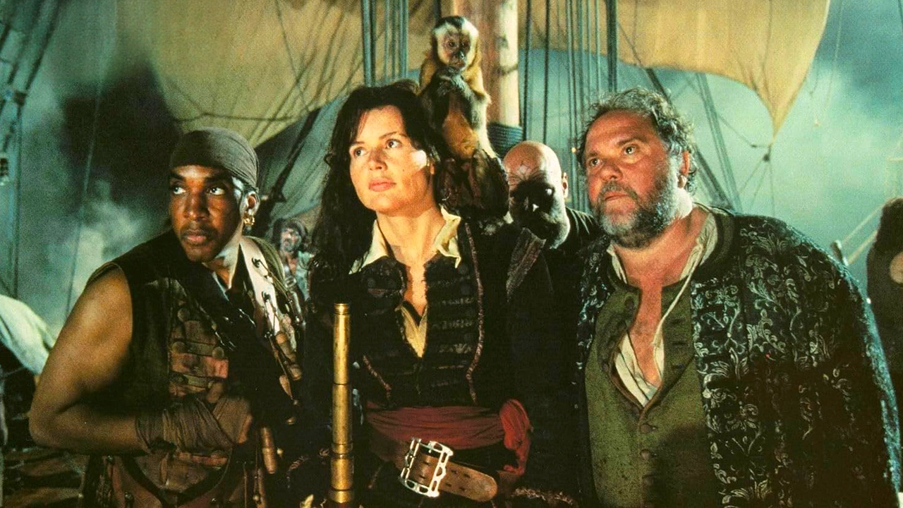 Geena Davis, Maury Chaykin, Rex Linn, and Stan Shaw in Cutthroat Island (1995)