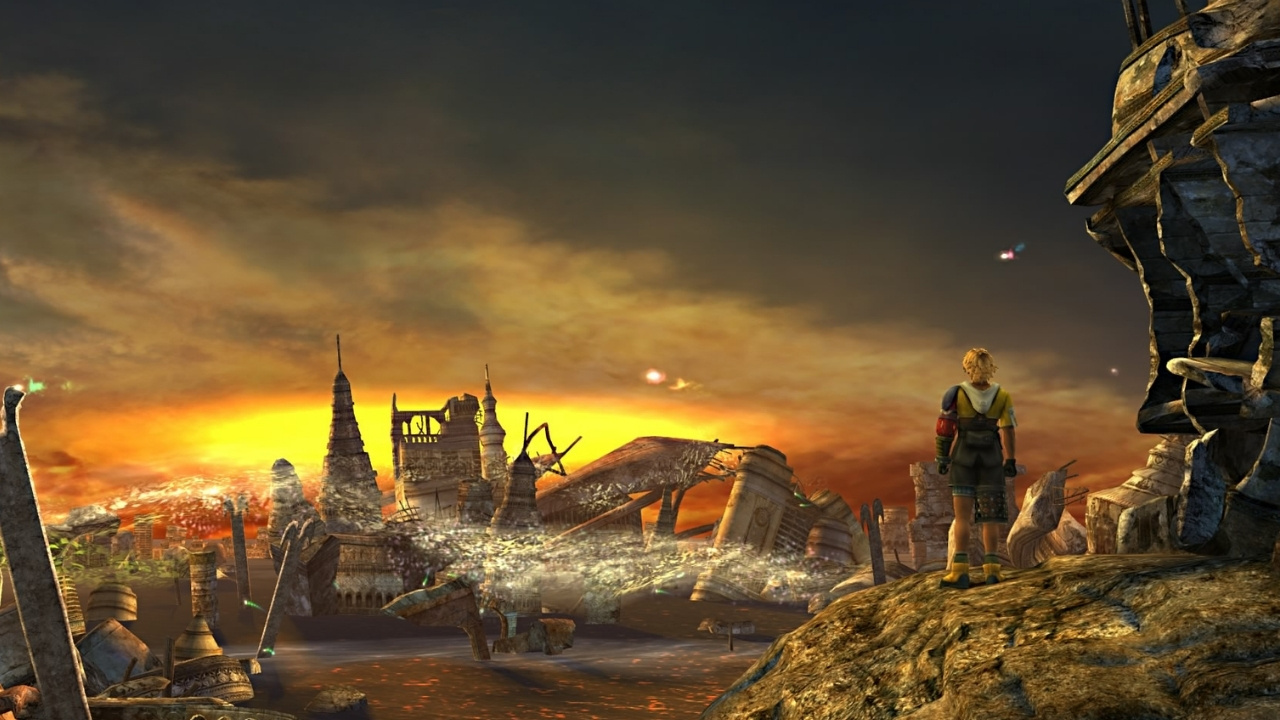 Gameplay screenshot from FINAL FANTASY X/X-2 HD Remaster (2016, Steam). 