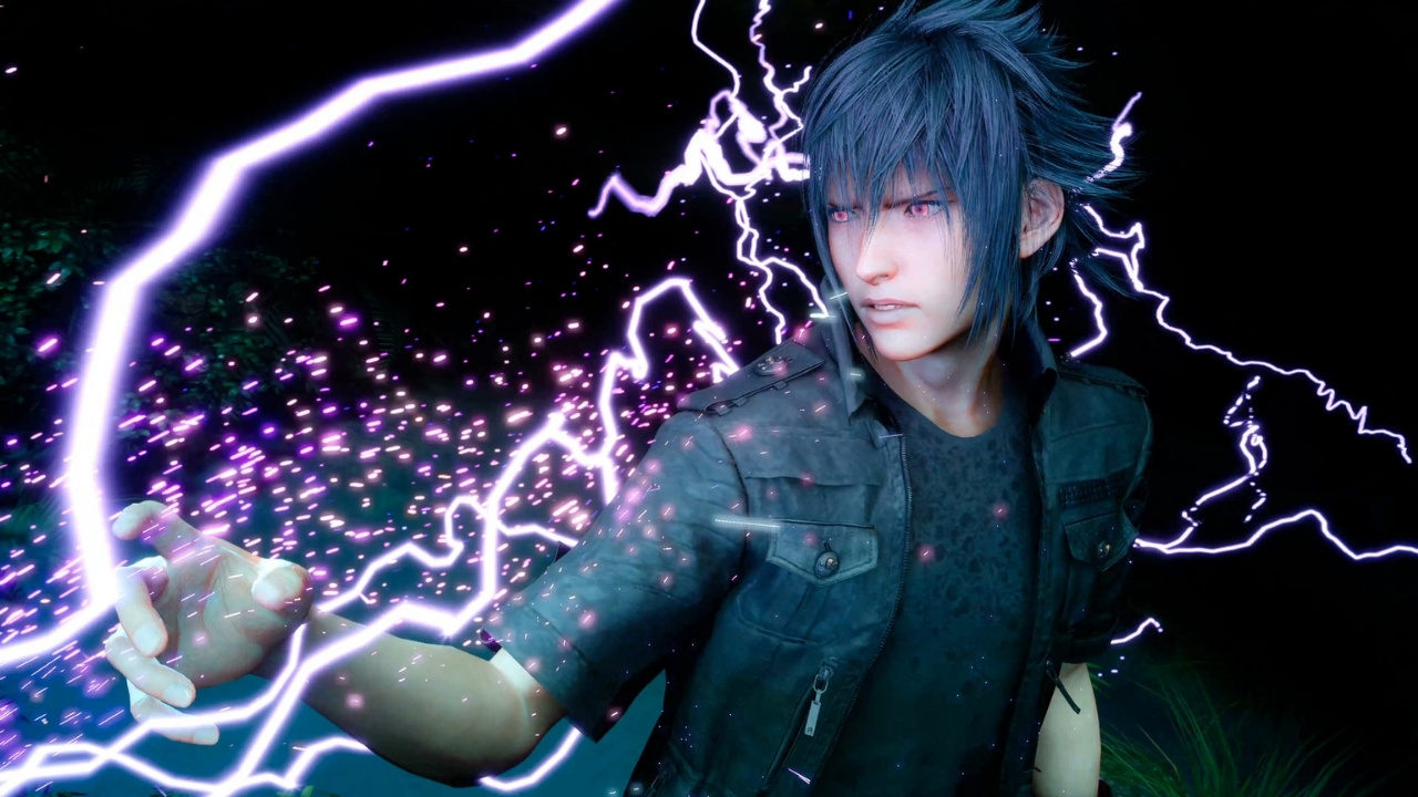 Screenshot of cutscene from FINAL FANTASY XV WINDOWS EDITION (2018, Steam).