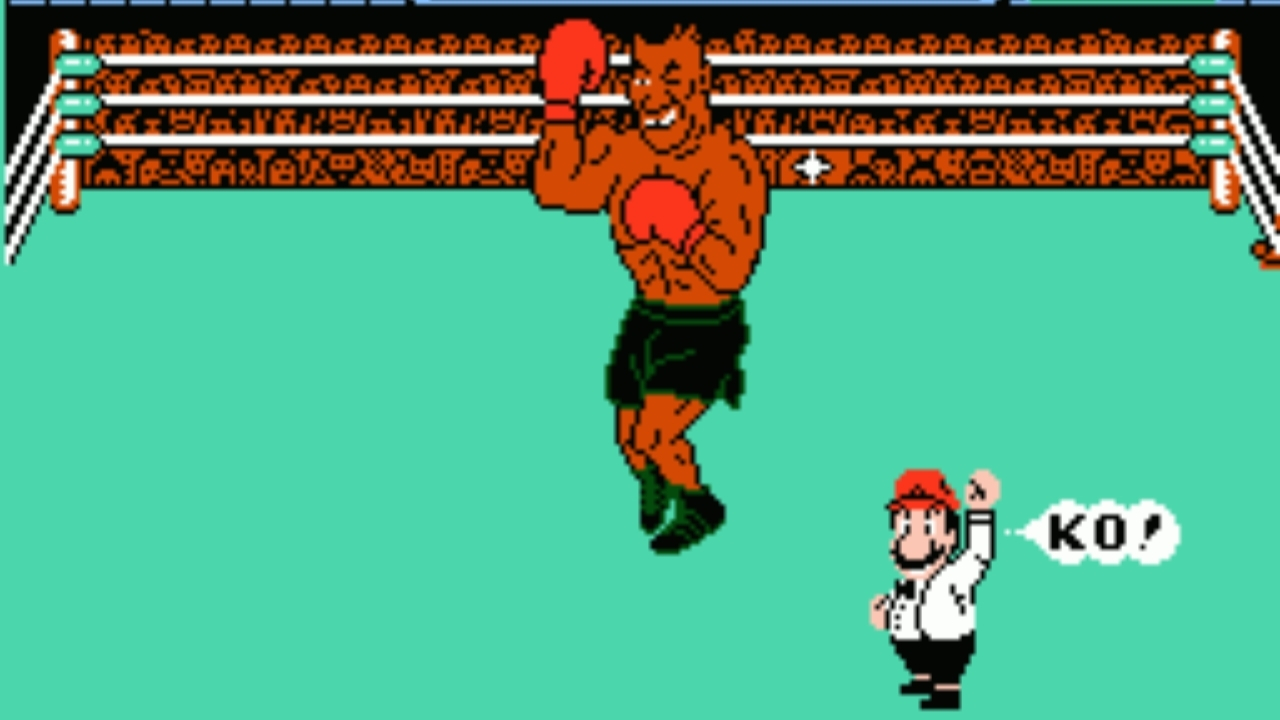 Mike Tyson's Punch-Out!! (NES) screenshot - Tyson wins the fight. 