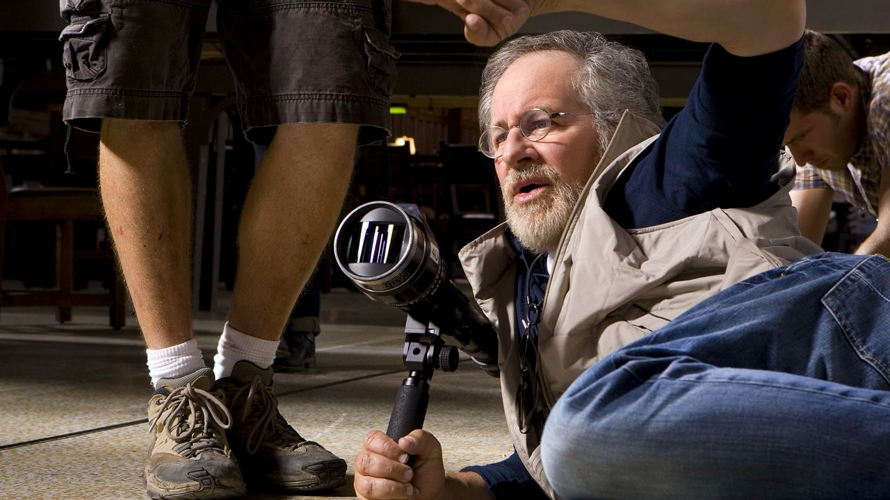 Steven Spielberg directing Indiana Jones and the Kingdom of the Crystal Skull (2008)