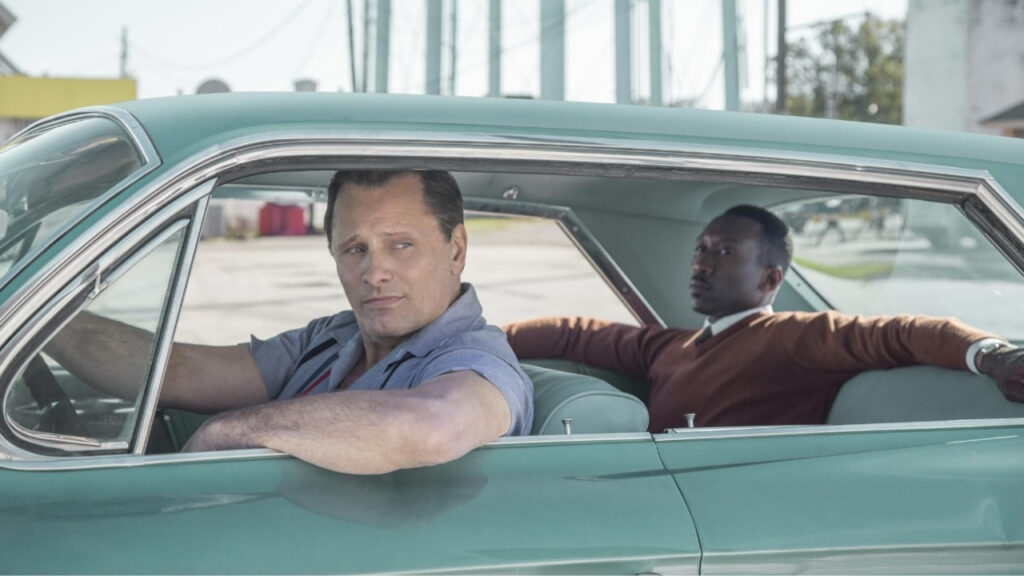 Viggo Mortensen and Mahershala Ali in Green Book (2018). | Outrun Gaming