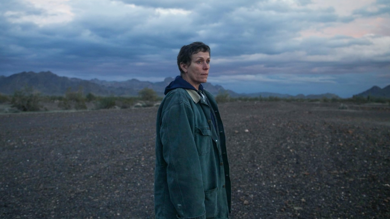 Frances McDormand in Nomadland (2020).