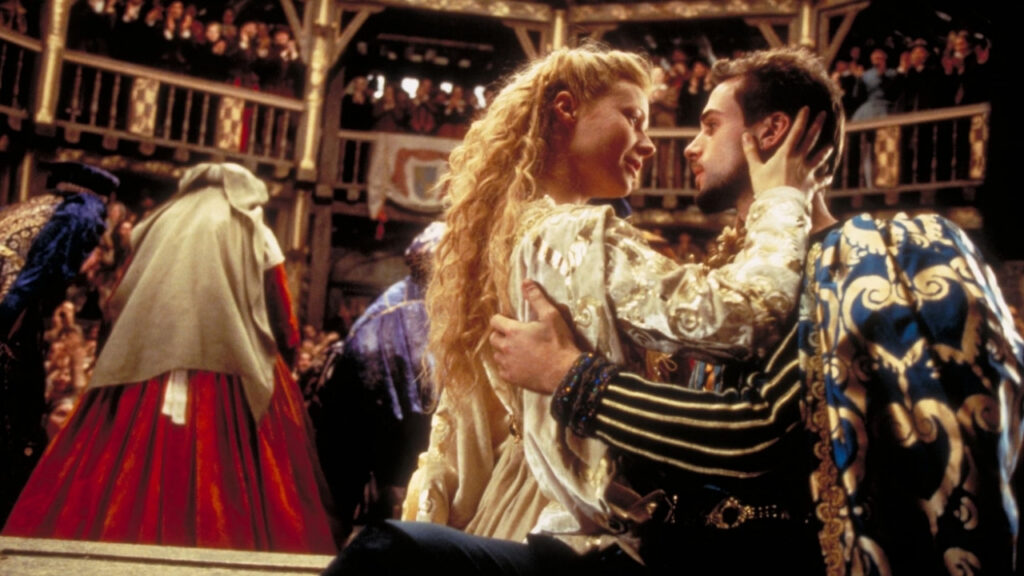 Shakespeare in Love (1998) | Outrun Gaming Gwyneth Paltrow and Joseph Fiennes in Shakespeare in Love (1998). | Outrun Gaming