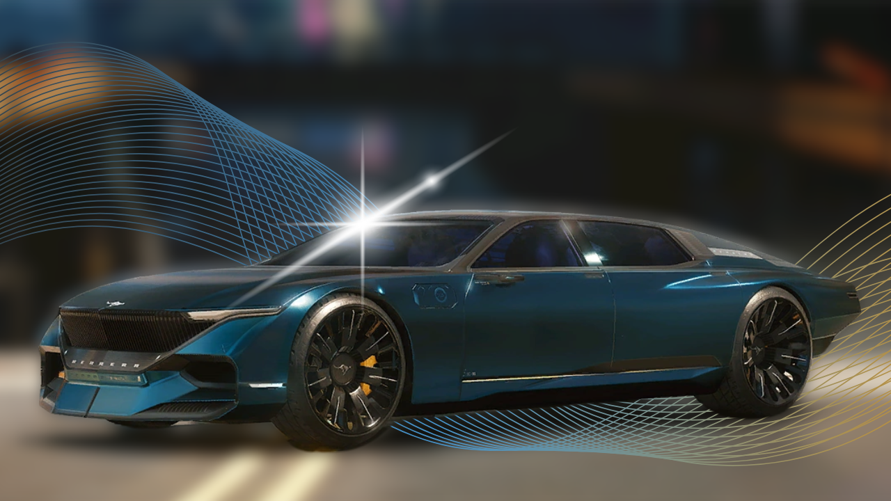 Cyberpunk 2077's sleek Herrera Outlaw GTS.