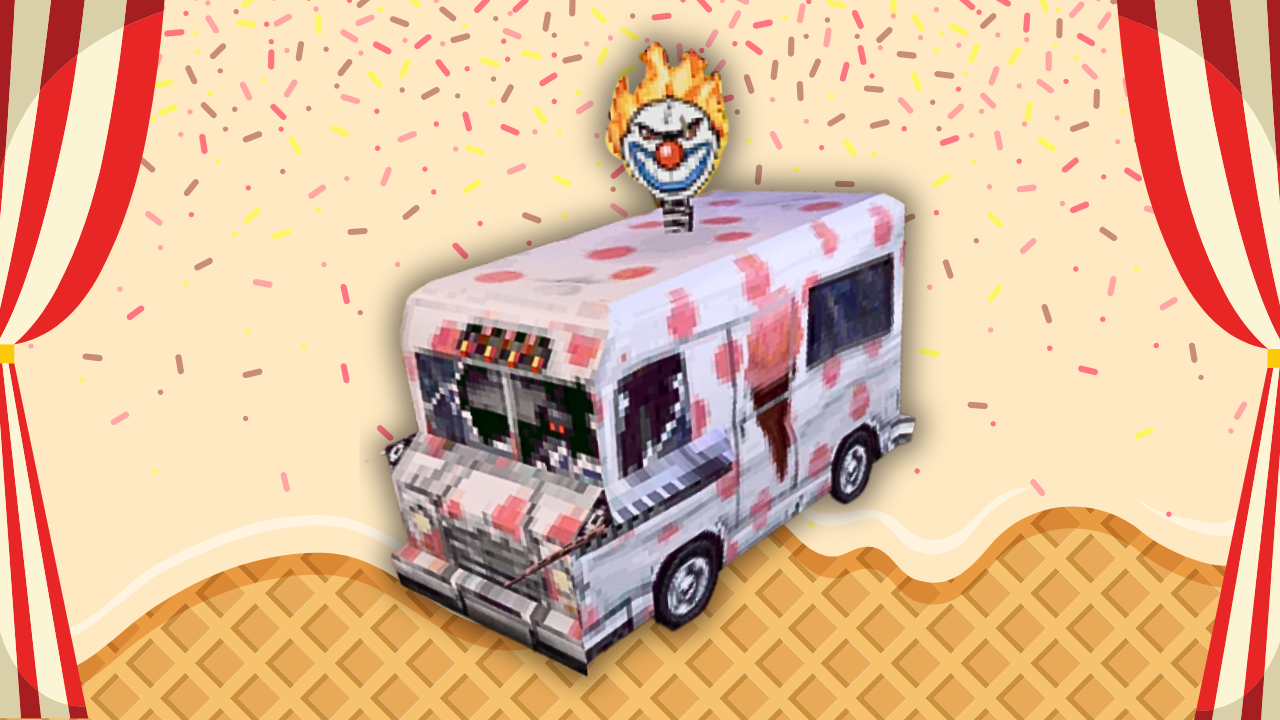 Needles' ice cream truck, as seen in Twisted Metal.