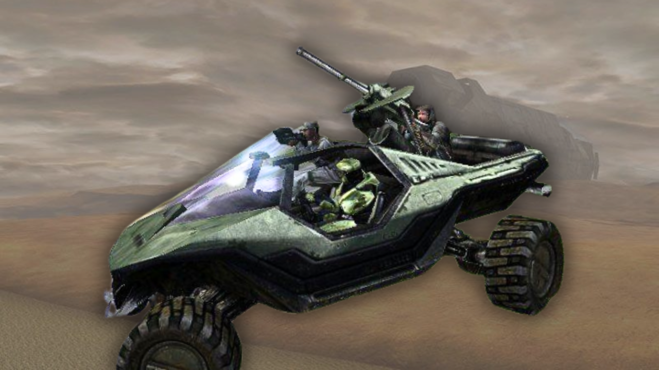 The iconic Warthog from the Halo video game franchise.