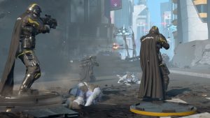 Promo image from 'Helldivers 2' update 'Heart of Democracy'