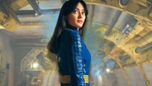 Actress Ella Purnell as Vault 33-dwelling Lucy MacLean in Prime Video's 'Fallout'