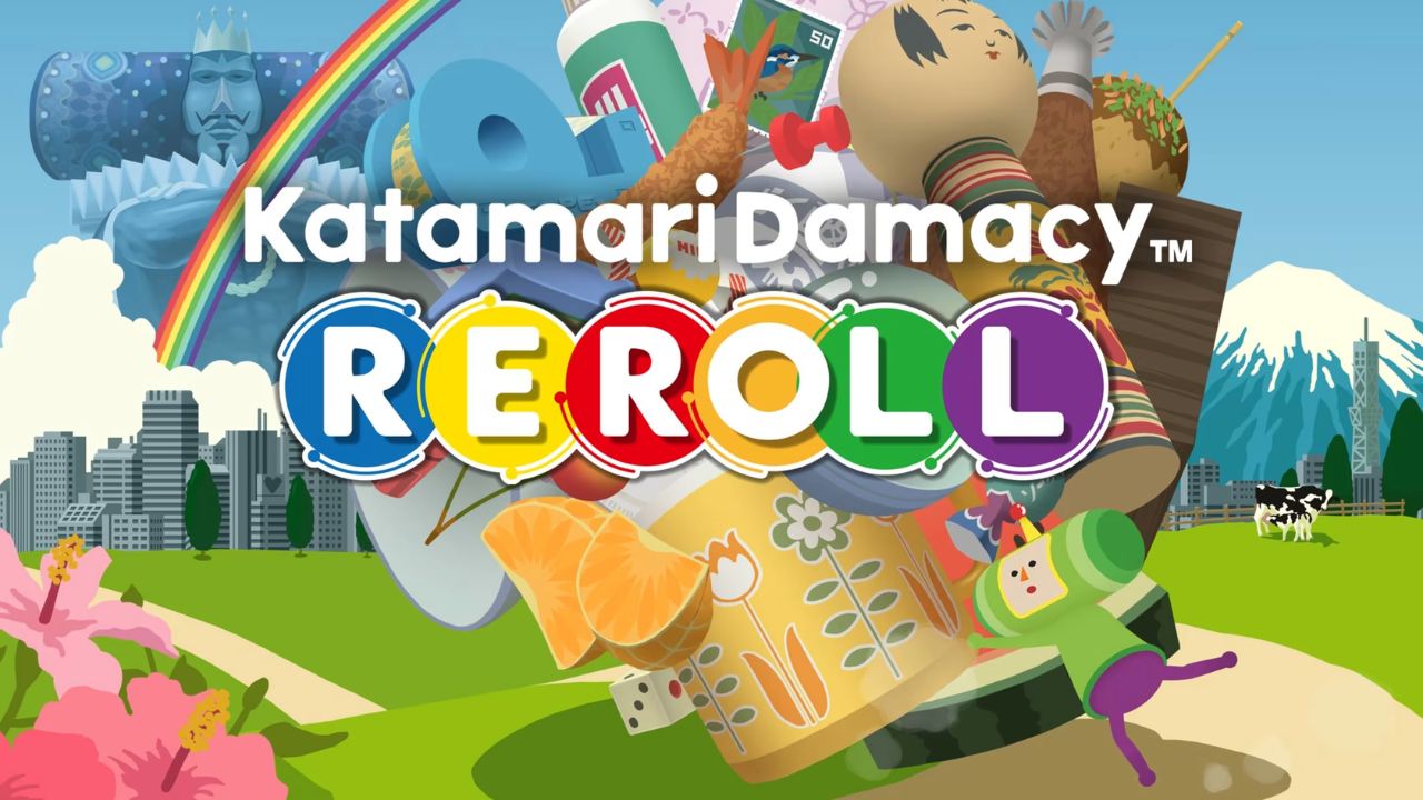 Key art for 'Katamari Damacy REROLL' (2018)