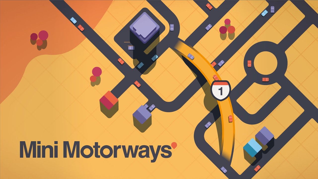 Key art for 'Mini Motorways' (2019)