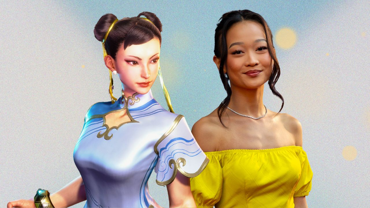 'Street Fighter' character Chun-Li shown next to actress Camilla Liang.