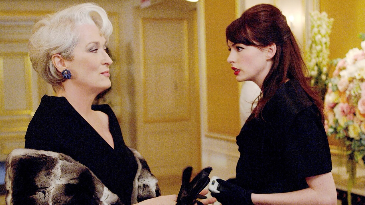Meryl Streep and Anne Hathaway in The Devil Wears Prada (2006)
