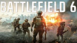 Promo image from 'Battlefield 6' teaser with added logo.