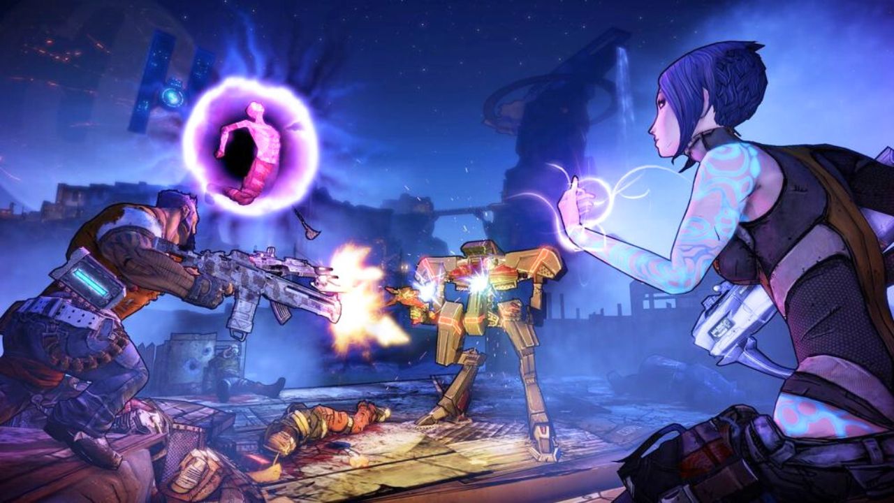 Maya and Salvador in 'Borderlands 2'