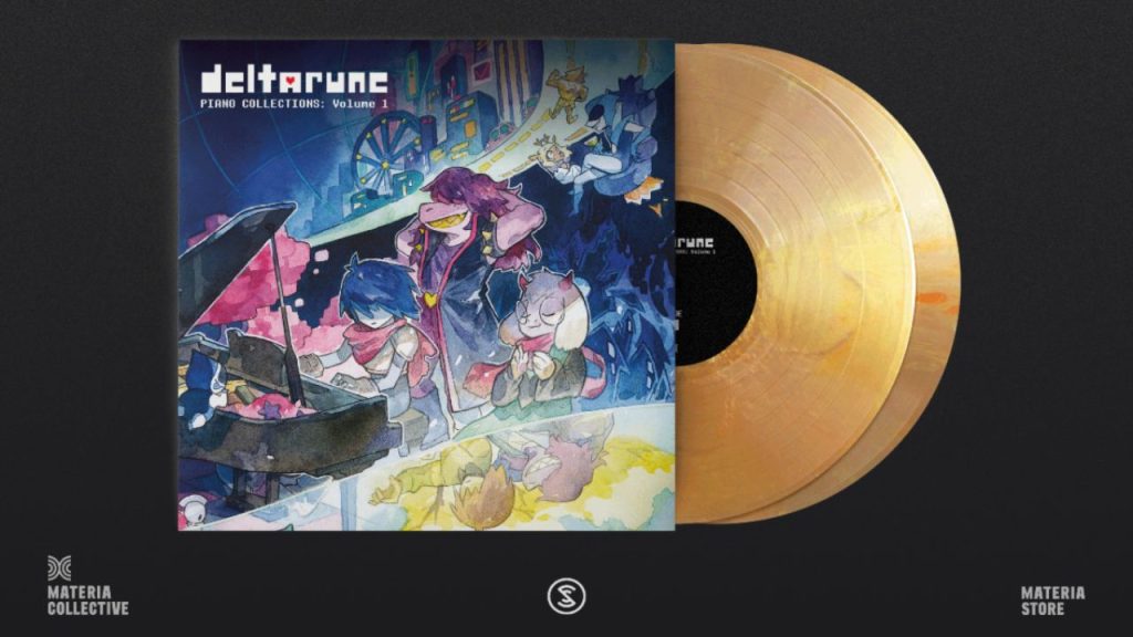 'DELTARUNE Piano Collections Vol. 1' vinyl record and jacket.
