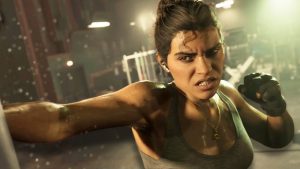 'Grand Theft Auto VI' protagonist Lucia Caminos works out.