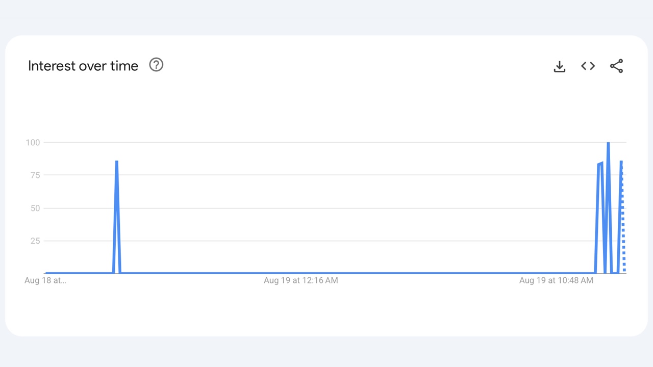 Good Boy search stats