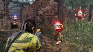 Screenshot of reimagined 'Snake vs. Monkey' minigame, as seen in 'Metal Gear Solid Delta: Snake Eater' (2025)