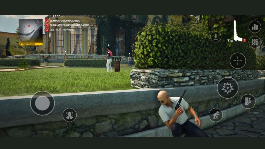 'HITMAN: World of Assassination' gameplay (per Apple's App Store listing)
