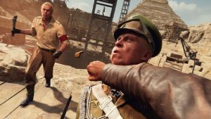Screenshot from Bethesda's 'Indiana Jones and the Great Circle' shows the titular Indiana Jones punching a Nazi.