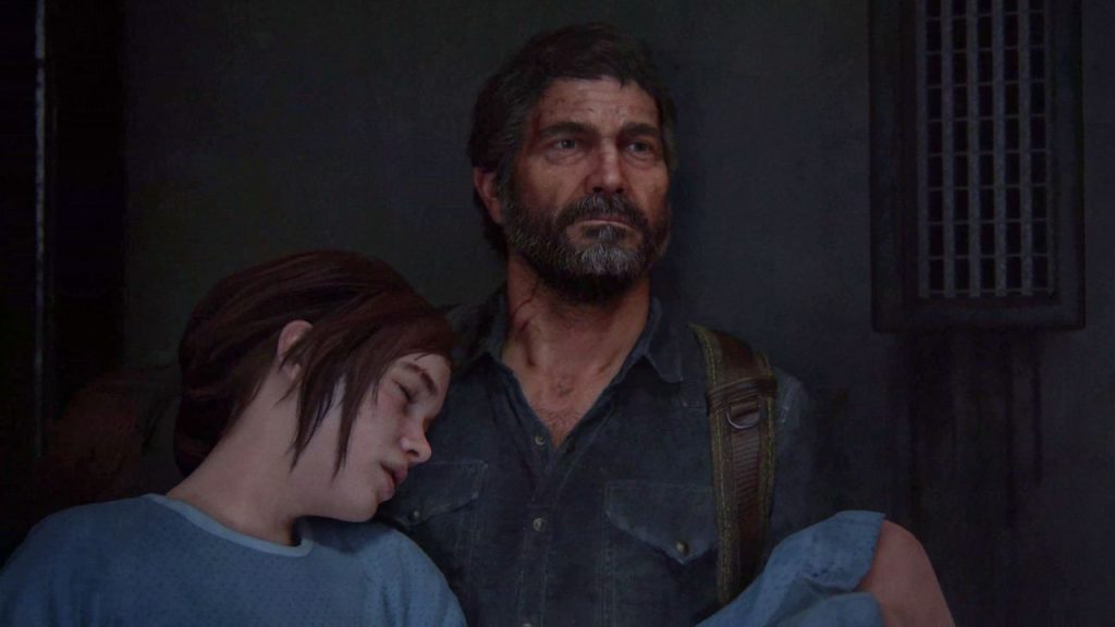 'The Last of Us Part II' screenshot features protagonists Joel and Ellie, the former carrying the latter. | Outrun Gaming'The Last of Us Part II' screenshot features protagonists Joel and Ellie, the former carrying the latter.