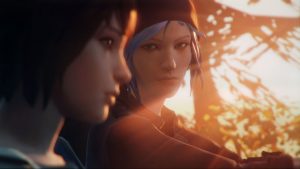 'Life is Strange' screenshot shows protagonist Max (L) and Chloe (R)