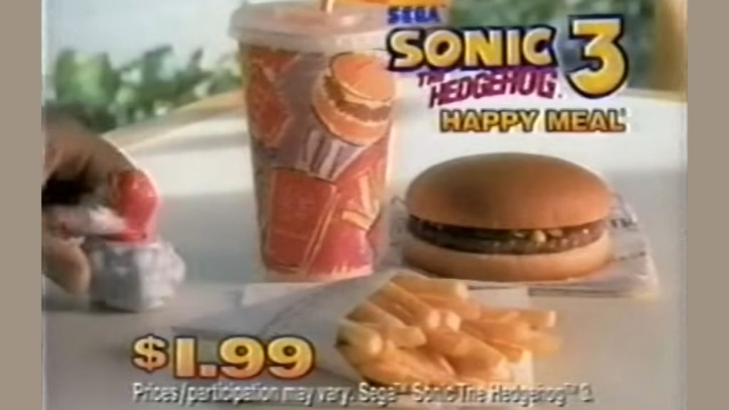 'Sonic the Hedgehog 3' x McDonald's Happy Meal (1994) | Outrun Gaming'Sonic the Hedgehog 3' x McDonald's Happy Meal (1994)