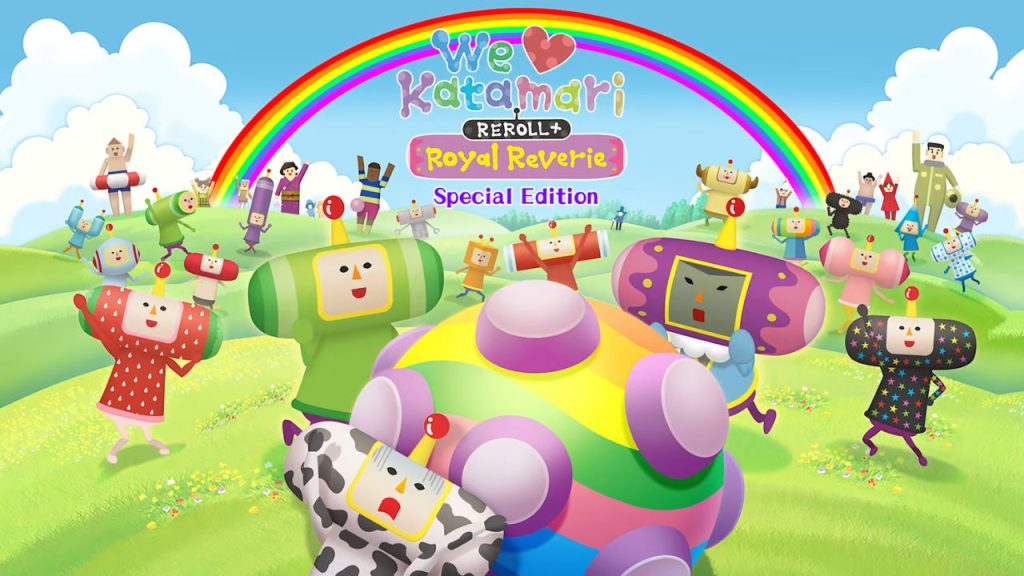 Key art for Bandai Namco Entertainment's 'We Love Katamari REROLL+ Royal Reverie Special Edition'