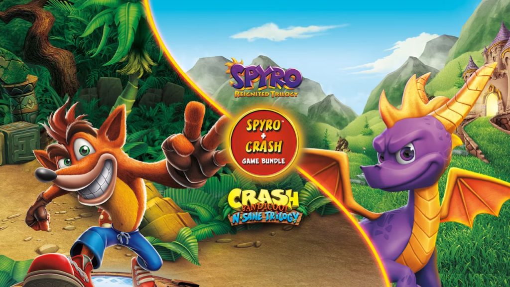 Key art for 'Spyro + Crash Remastered Game Bundle'