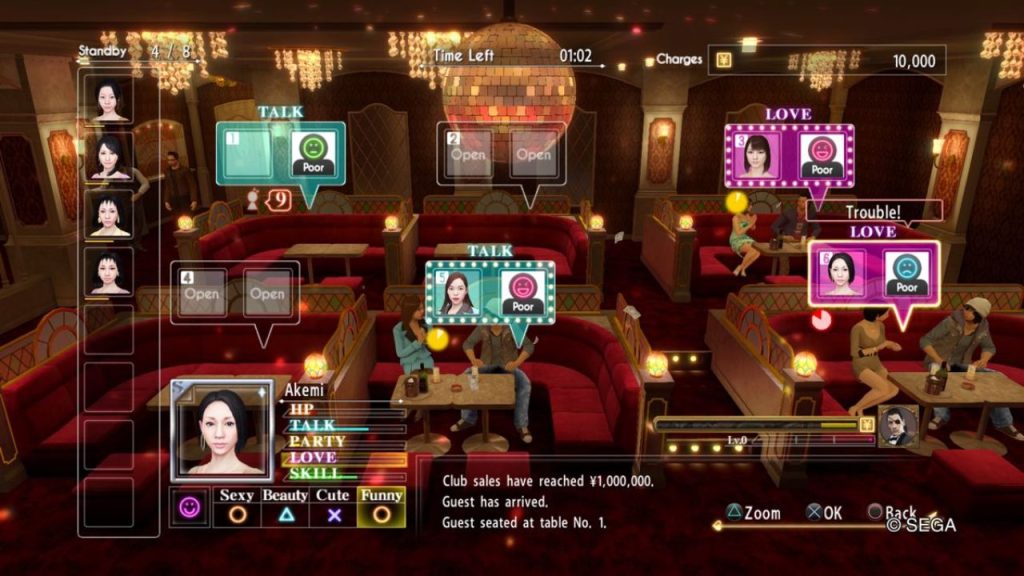 Welcome to Club Sunshine! The managerial view of the club floor