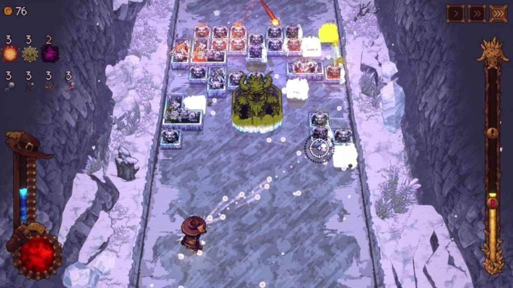 BALL x PIT | Outrun Gaming Promo gameplay image of Devolver Digital/Kenny Sun indie roguelite 'BALL x PIT' (Outrun Gaming: 'Indie roguelite 'BALL x PIT' sells 300,000 copies in five days')