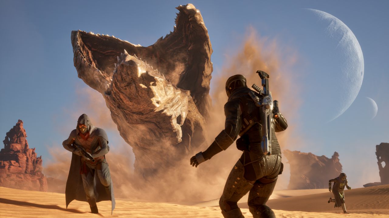 Avoid Arrakis' terrifying Shai-Hulud sandworm in Funcom's 'Dune: Awakening' | Outrun Gaming