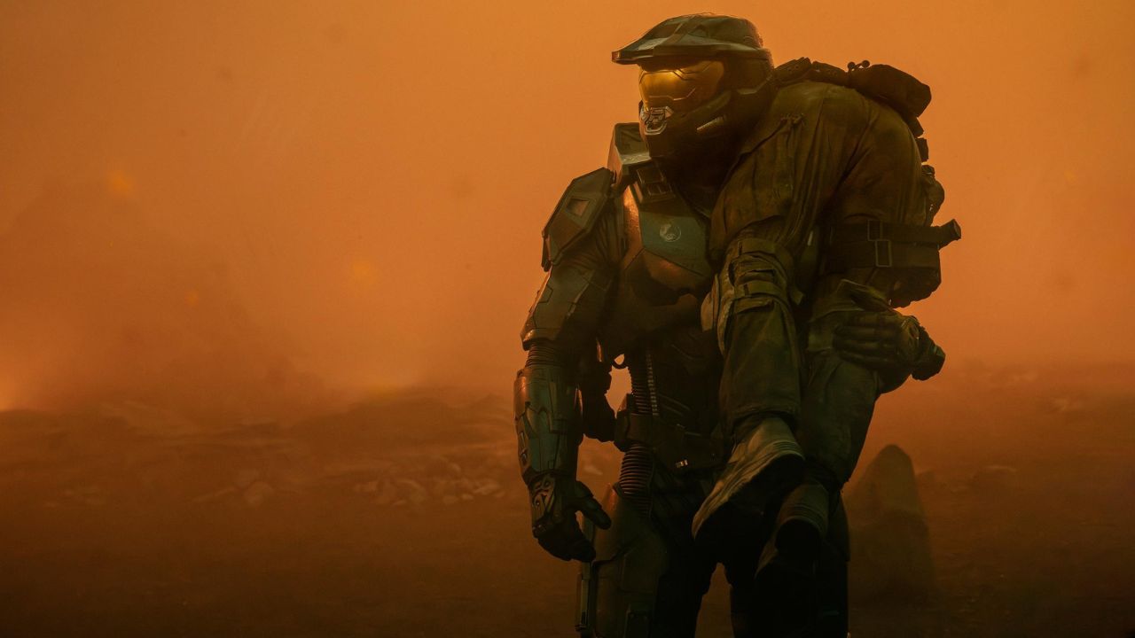 Master Chief (Pablo Schreiber) in Paramount+ sci-fi game adaptation, "Halo" (2022) | Outrun Gaming