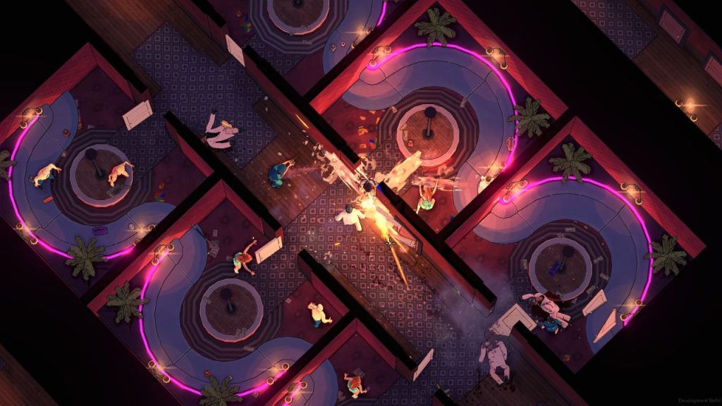 Screenshot from top-down shooter 'Jackal'