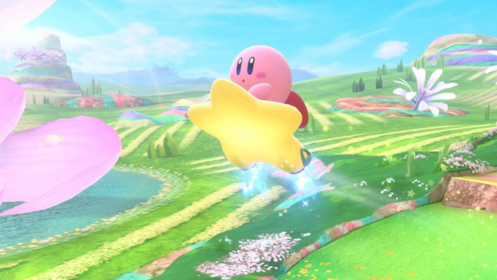 Kirby Air Riders | Outrun Gaming Kirby rides Warp Star in promo image for 'Kirby Air Riders' — 'Kirby Air Riders' Nintendo Direct (October 23, 2025)