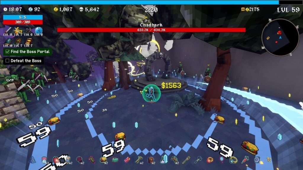 MEGABONK (2025) | Outrun Gaming Screenshot of Vedinad-developed roguelike 'MEGABONK' (2025)