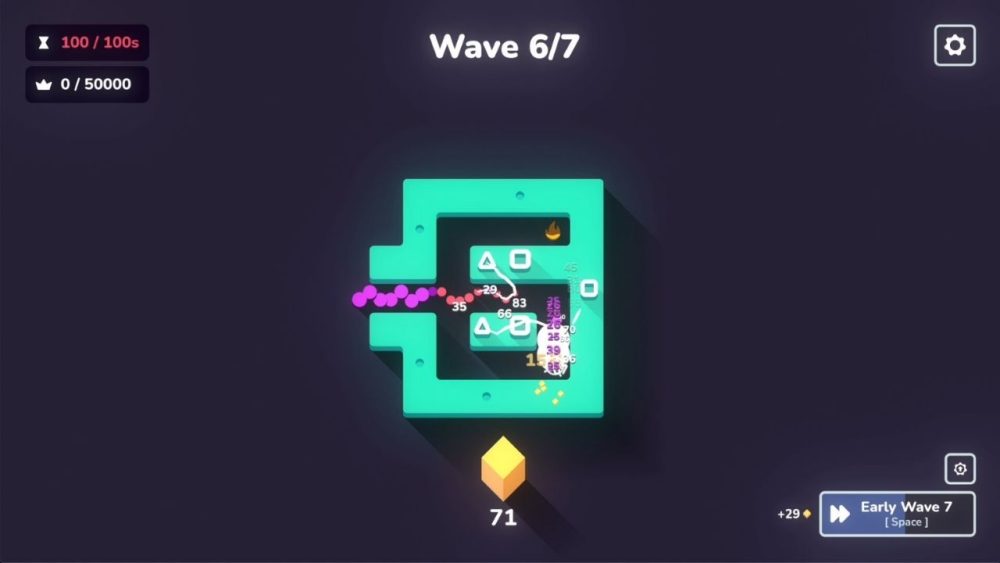Screenshot from incremental strategy game  | Outrun Gaming'Outhold' (2025)