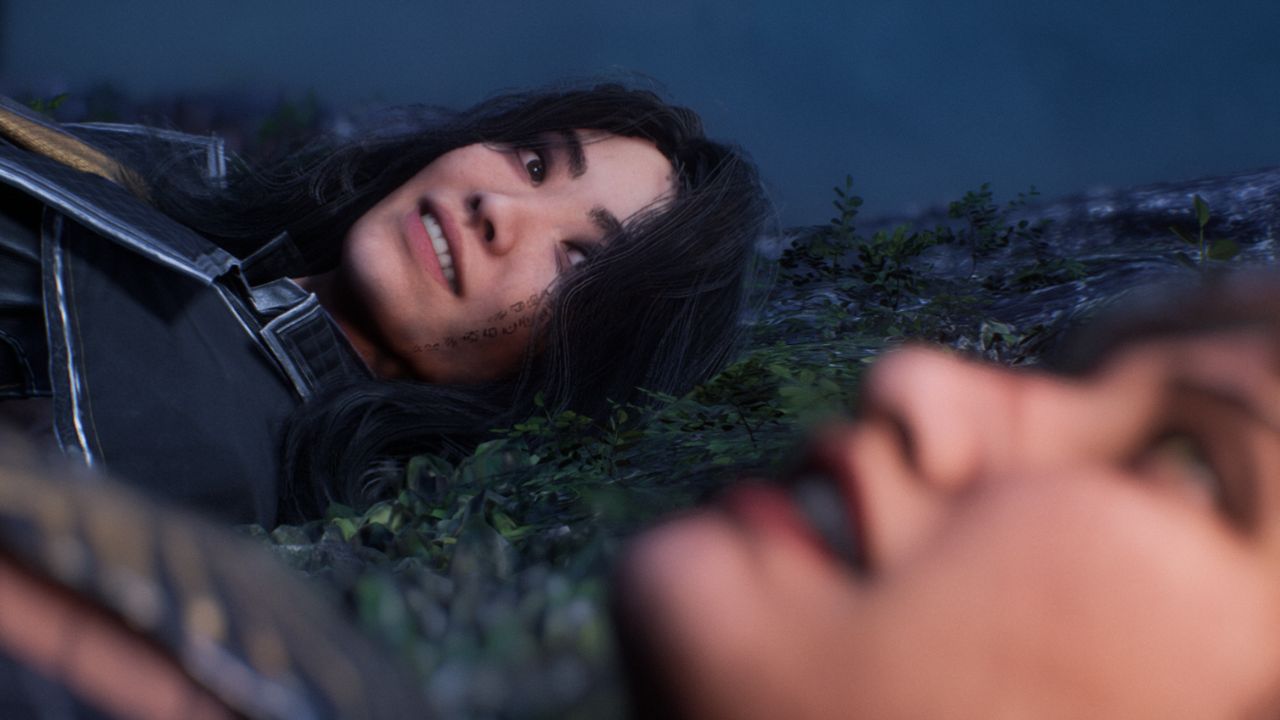 Clair Obscur: Expedition 33 screenshot shows Lune and Sciel laying at camp, reminescing (Outrun Gaming: The Game Awards reveals Game of the Year 2025 nominees) | Outrun Gaming