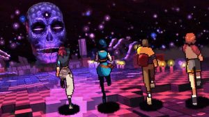 Screenshot from trailer for indie game 'Demonschool'