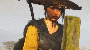 Ghost of Yotei promo image edited to include PlayStation button inputs. (Outrun Gaming: Sony PS5 celebrates 5th birthday with 84m in lifetime sales)