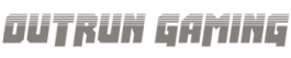Outrun Gaming transparent PNG brand banner (350x70)