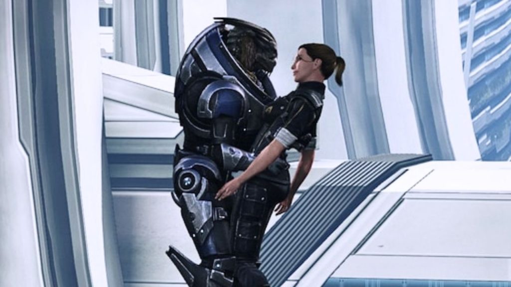 SHEPARD and GARRUS (Mass Effect) | Outrun Gaming Female Commander Shepard and Garrus (Outrun Gaming: BioWare confirms new 'Mass Effect' game in 'N7 Day' blog post)