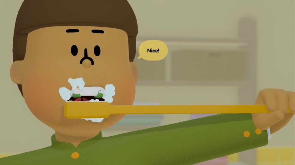 Attempt to brush your teeth in a t-pose in offbeat puzzle game "To a T" (2025) | Outrun Gaming