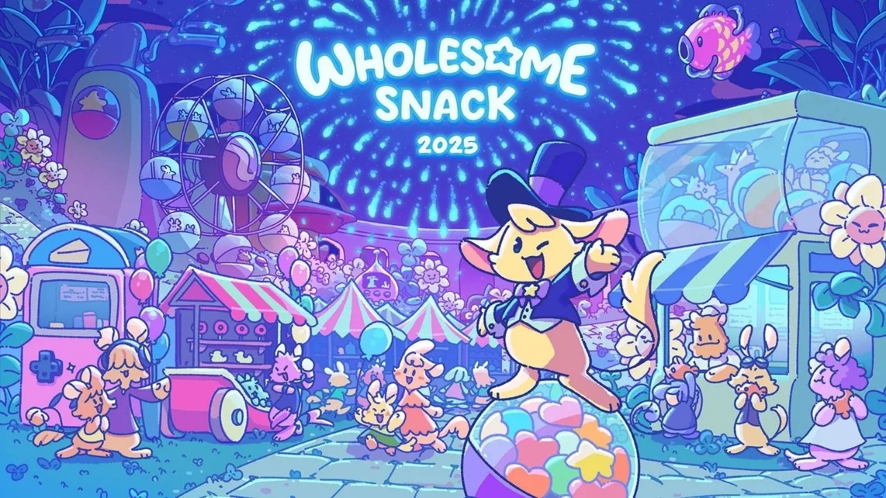 Wholesome Games' 'Wholesome Snack: The Game Awards Edition 2025' promo art 🎮 Outrun Gaming