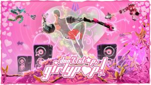 Key art for Kwalee/Funny Fintan Y2K boomer shooter, Don't Stop, GirlyPop! (2026)