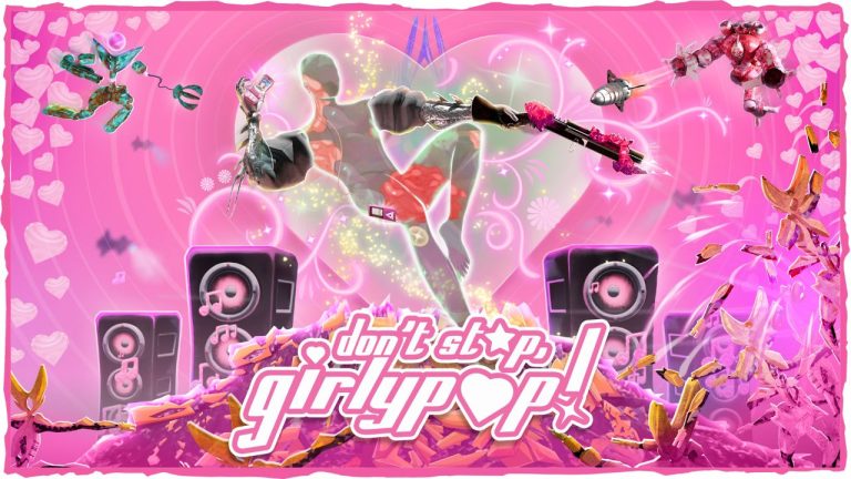 Key art for Kwalee/Funny Fintan Y2K boomer shooter, Don't Stop, GirlyPop! (2026) 🎮 Outrun Gaming 🎮 Outrun Gaming