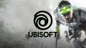 'Tom Clancy's Splinter Cell' promo art with Ubisoft logo shown center-foreground